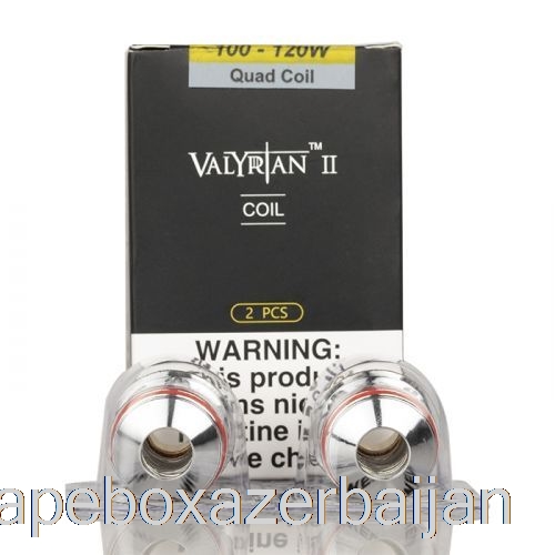 E-Juice Vape Uwell Valyrian II 2 Replacement Coils 0.15ohm Quadruple Coils